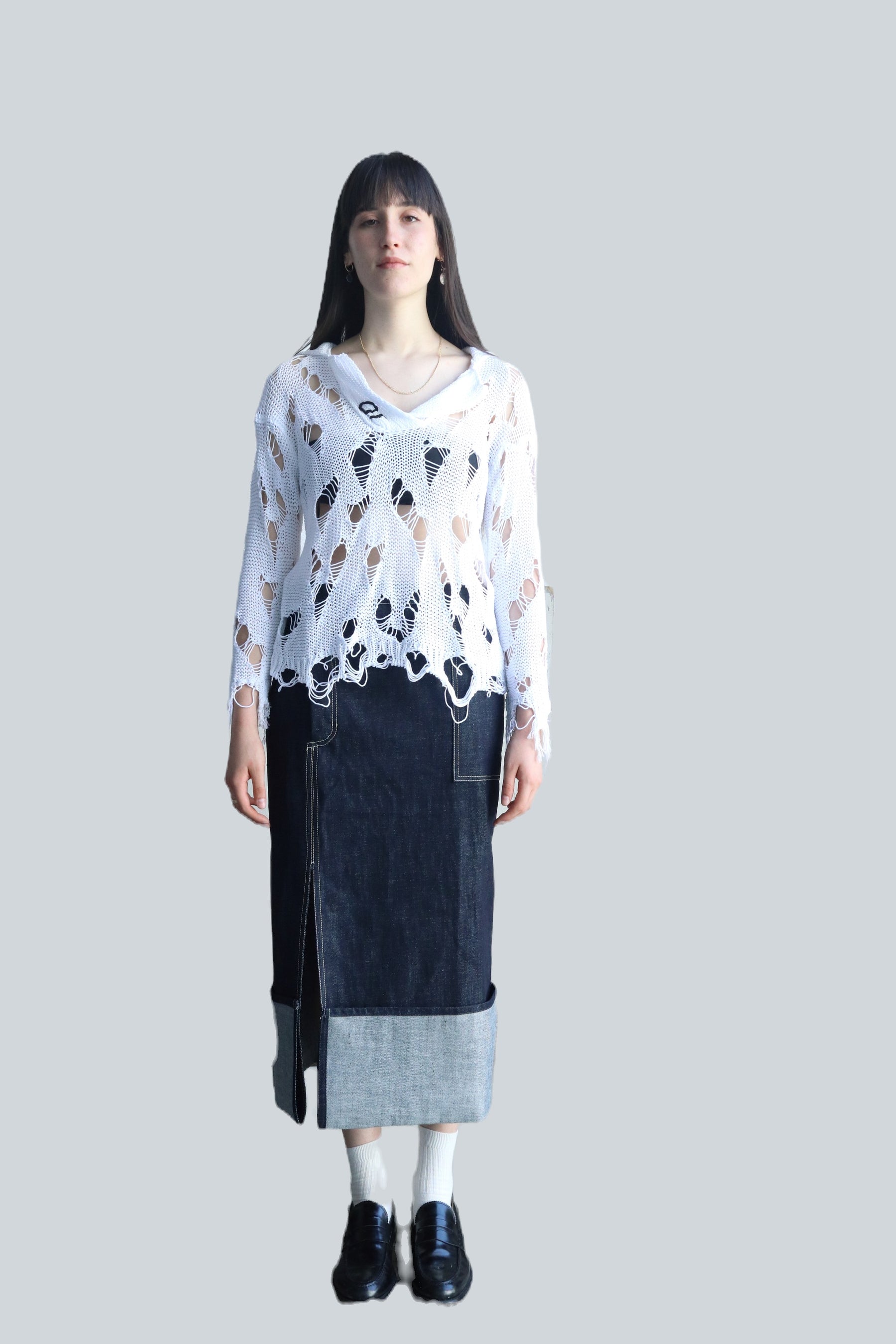 24S-MGM14-BOHEMIAN POLO SWEATER