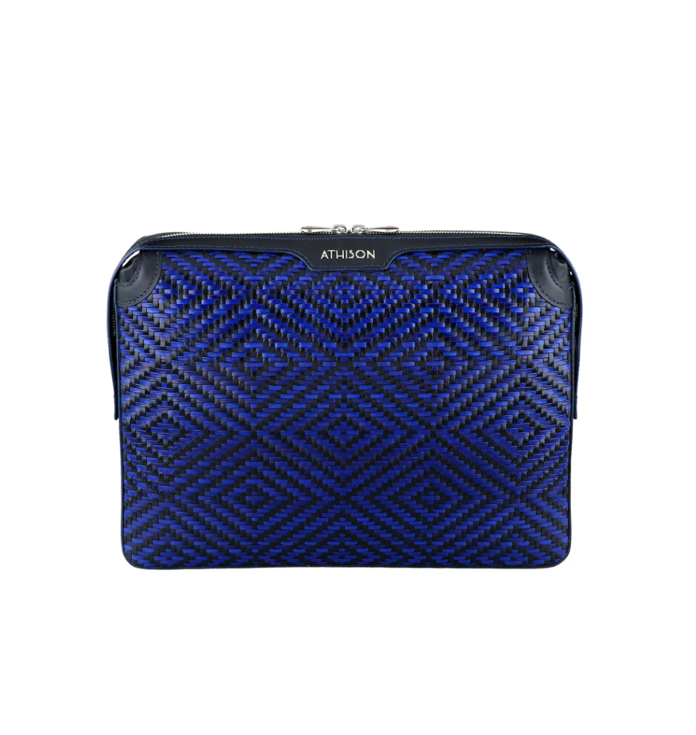 Braided Leather Document Portfolio “Sogno”