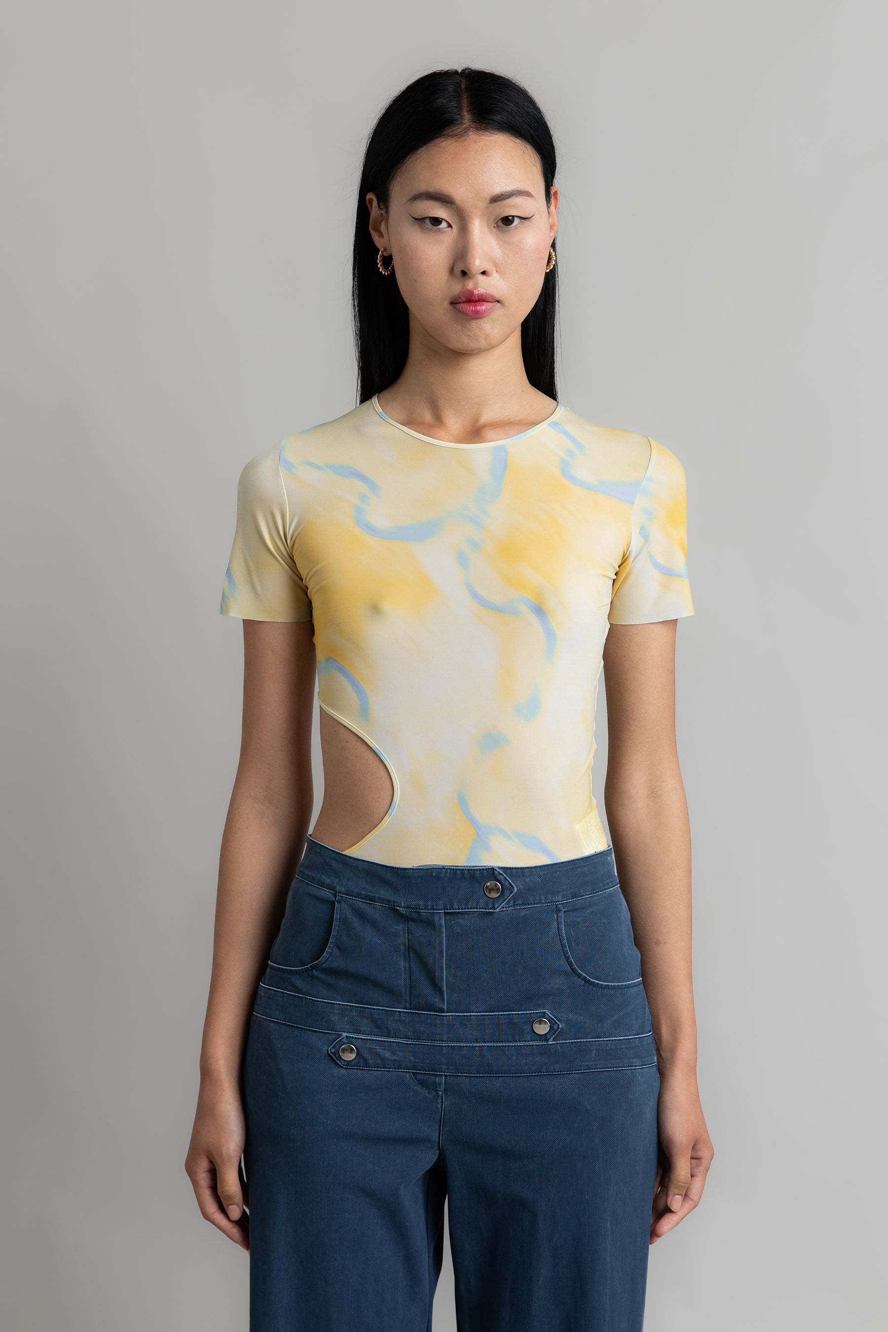 LAHAINA - CUT OUT PRINTED BODYSUIT