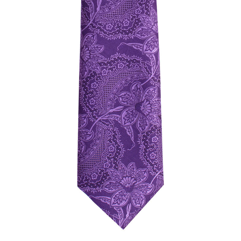 ARCHIVE CASHMERE MOTIF WOVEN SILK TIE - BLUE
SC.WP.012