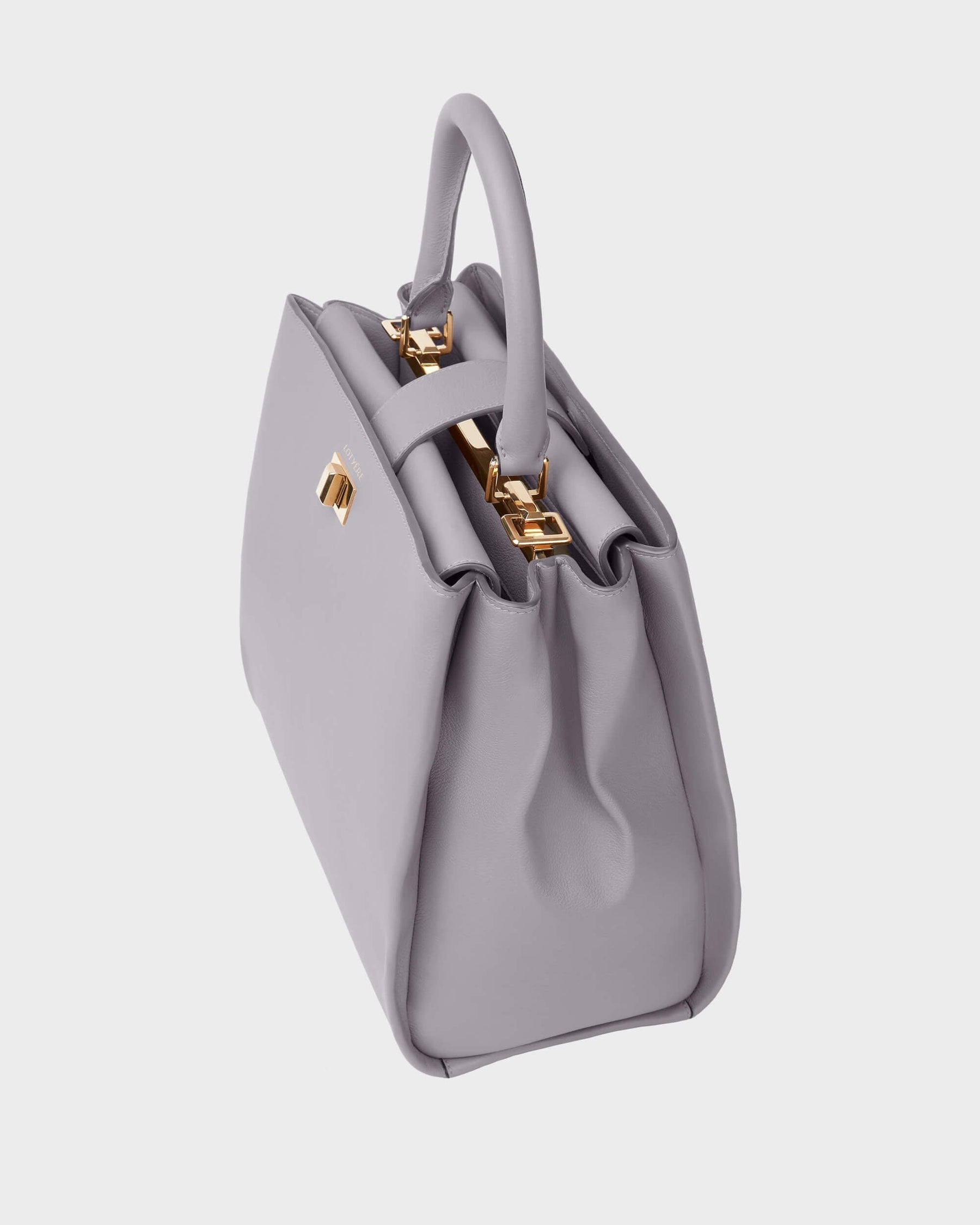 Top Handle Grigio Viola