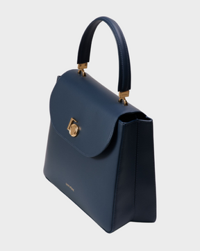 Top Handle Medium - Blu Zaffiro