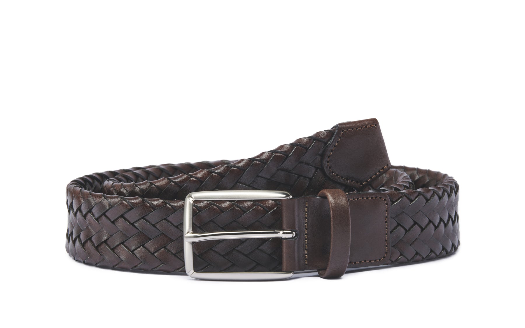 Tubular leather dark brown