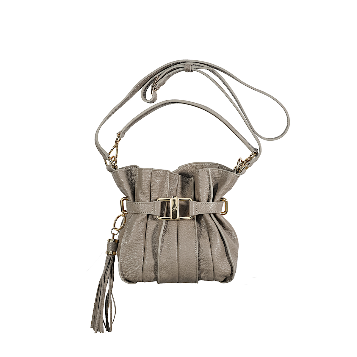 7705 Fortunato Tulip Mini in Calf Alce stampato - Taupe 6400