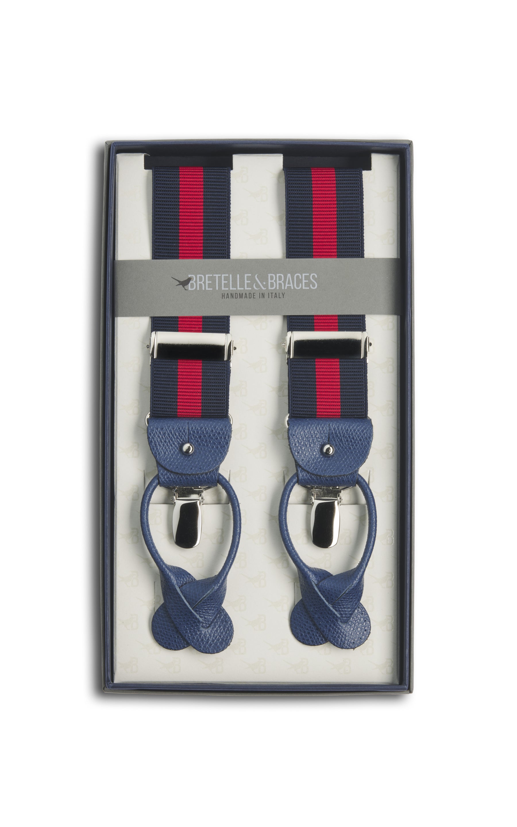 Regimental navy/red