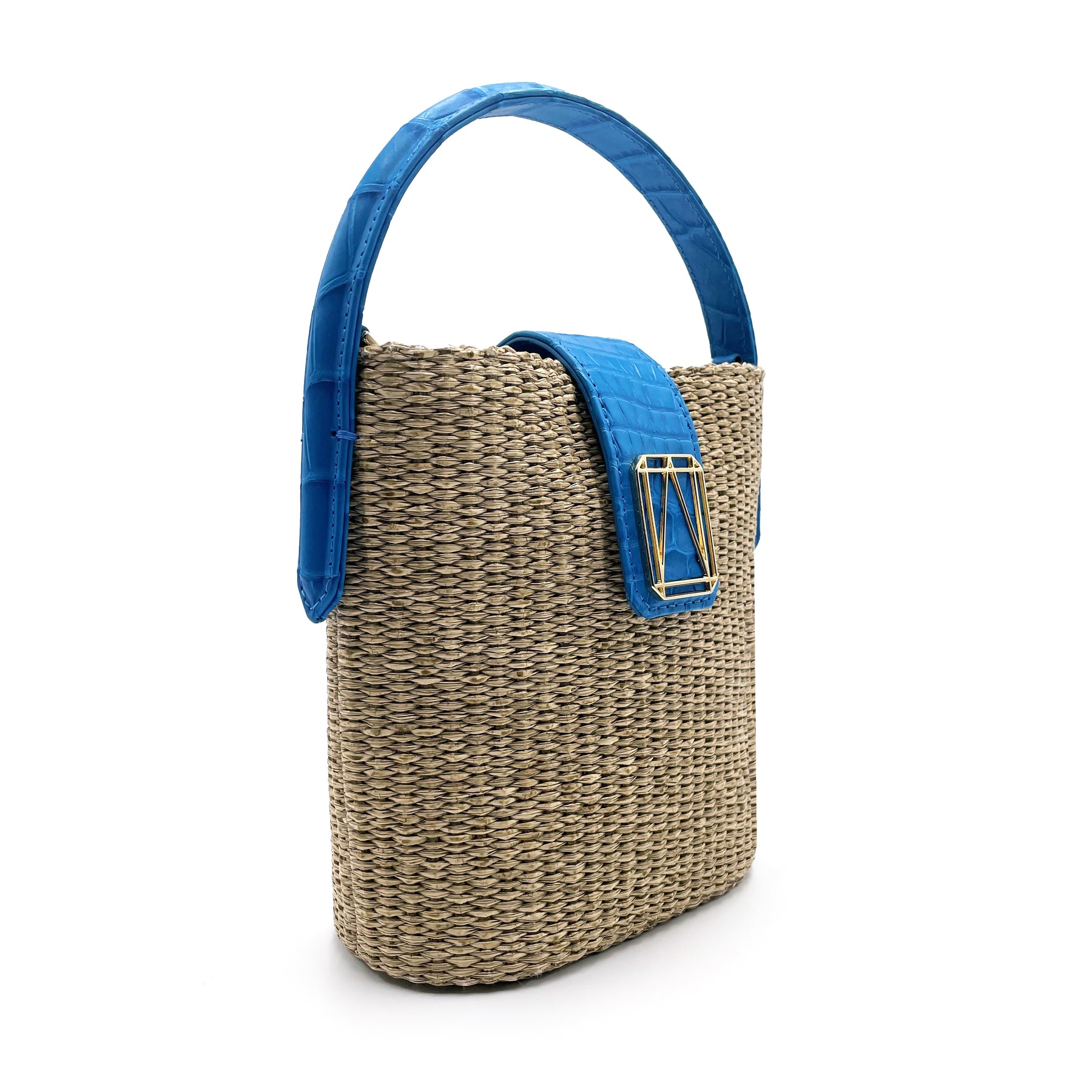 AUDREY RAFFIA blue