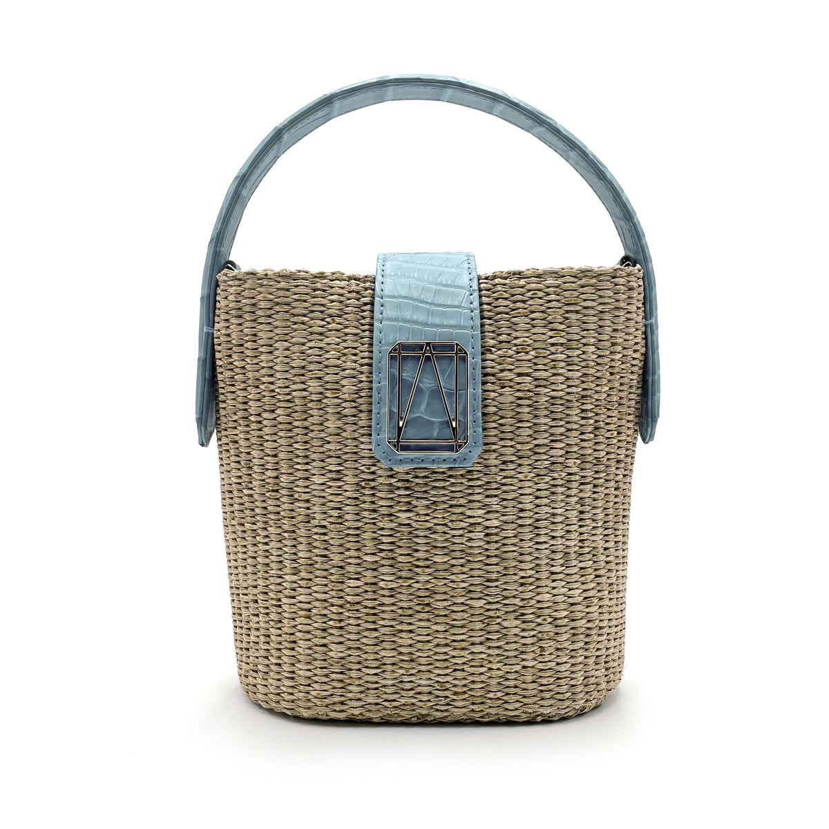 AUDREY RAFFIA light blue