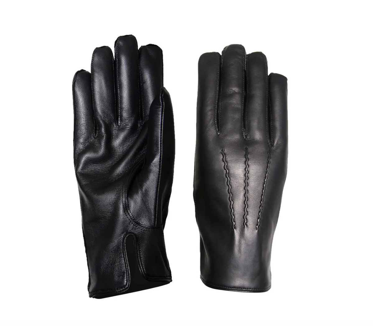 Classic touch men's gloves in genuine metis leather lined in cashmere