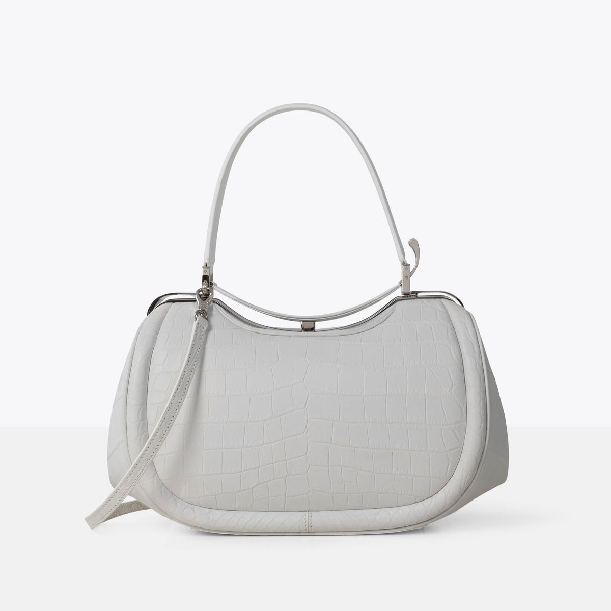 DOTTI Aura in White Matte Crocodile