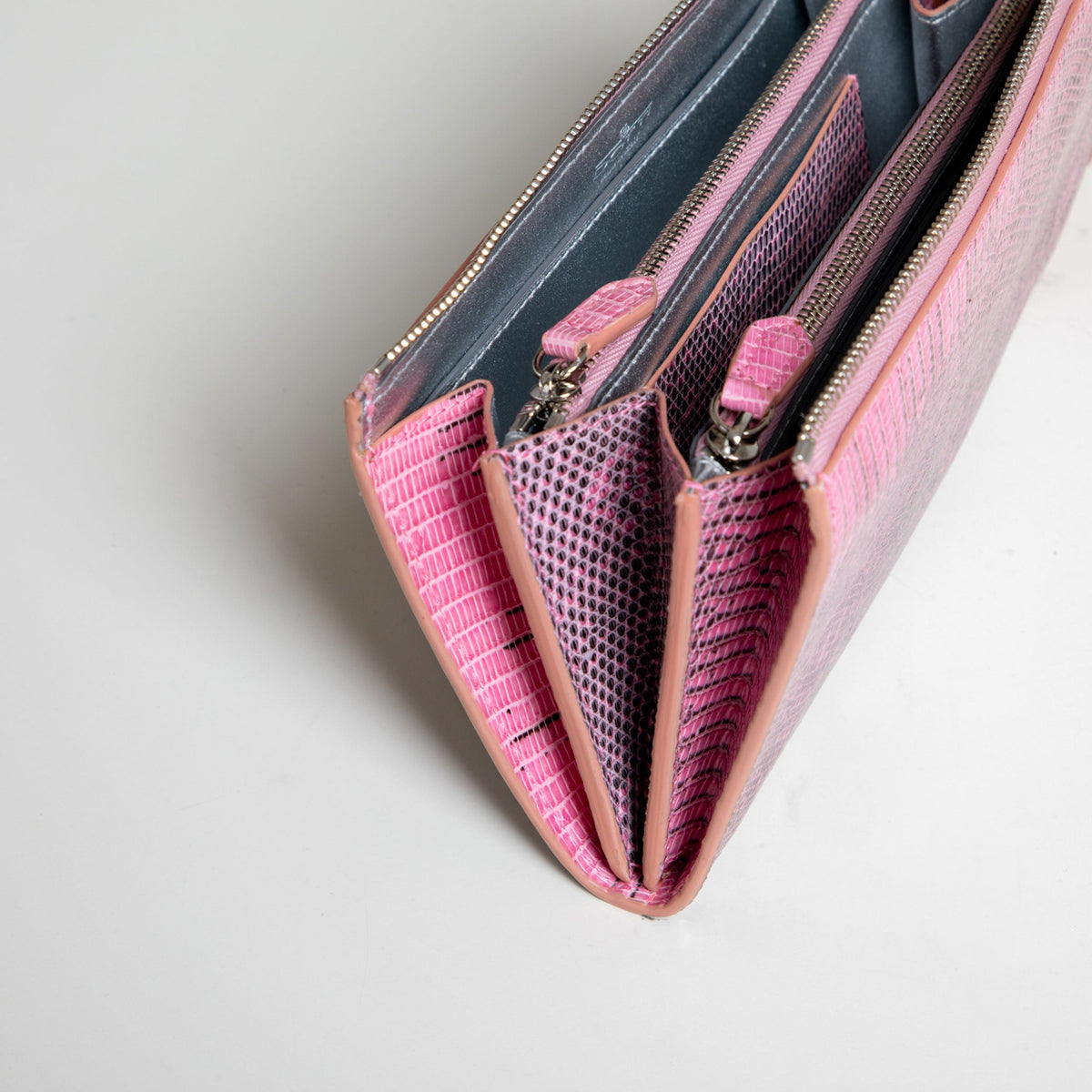 DOTTI Long Wallet<br> Pink Lizard