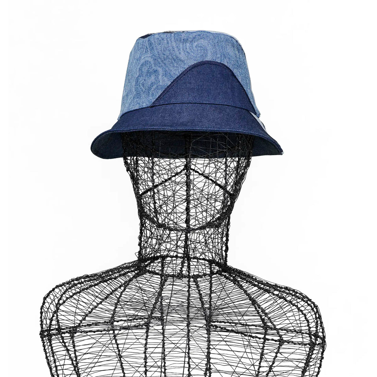 Denim Patch Bucket Hat - Koi Collection