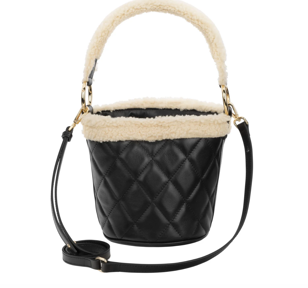 Elena - Crossbody Bag trapuntata Nera