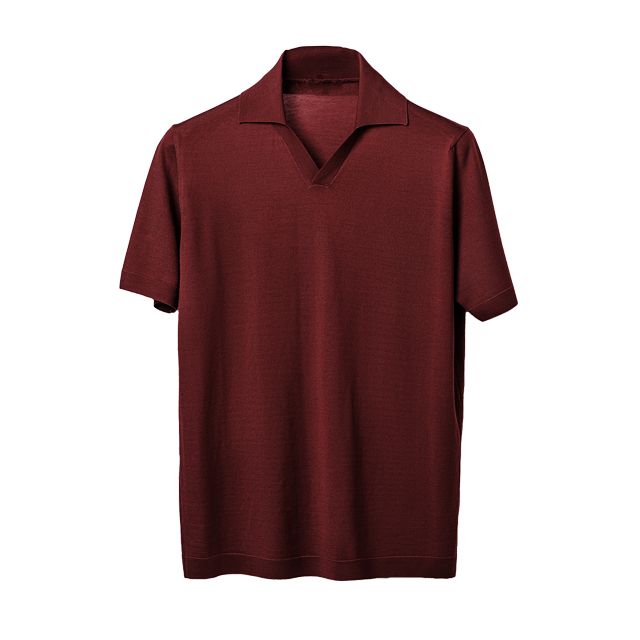 MERINO WOOL MAN'S POLO