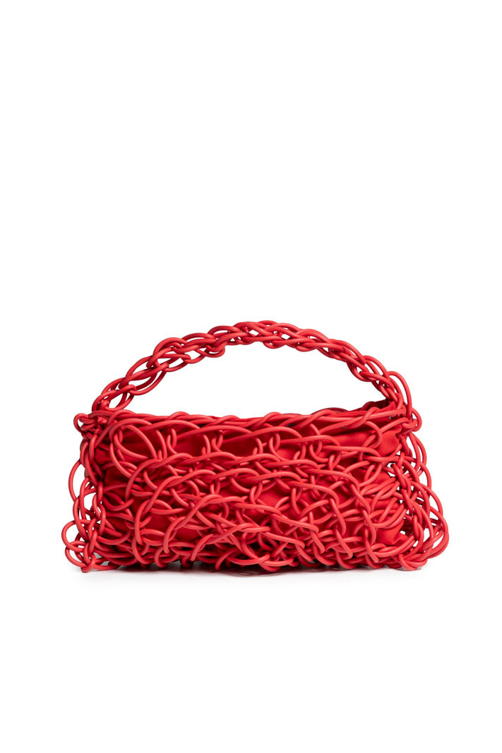 NEO Knotted bag 18 red