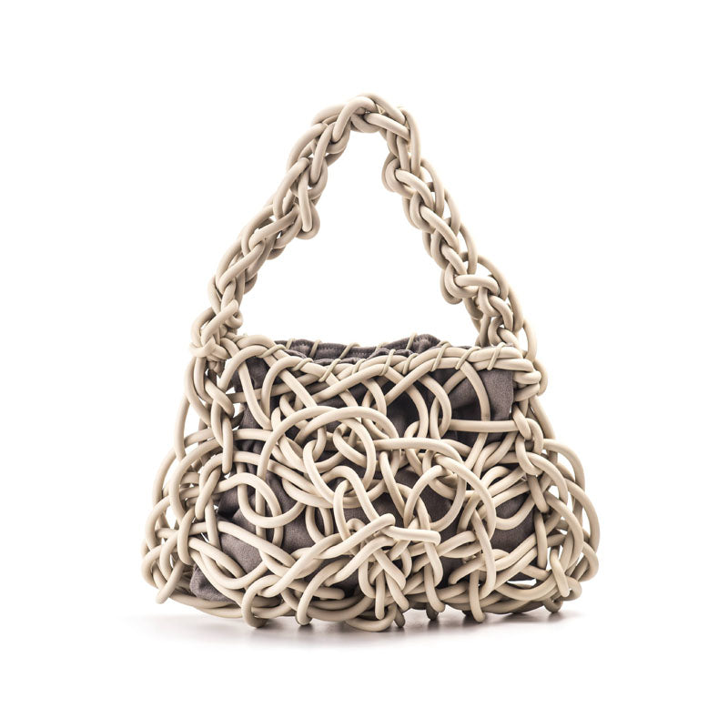 NEO Knotted bag 33AM ecru