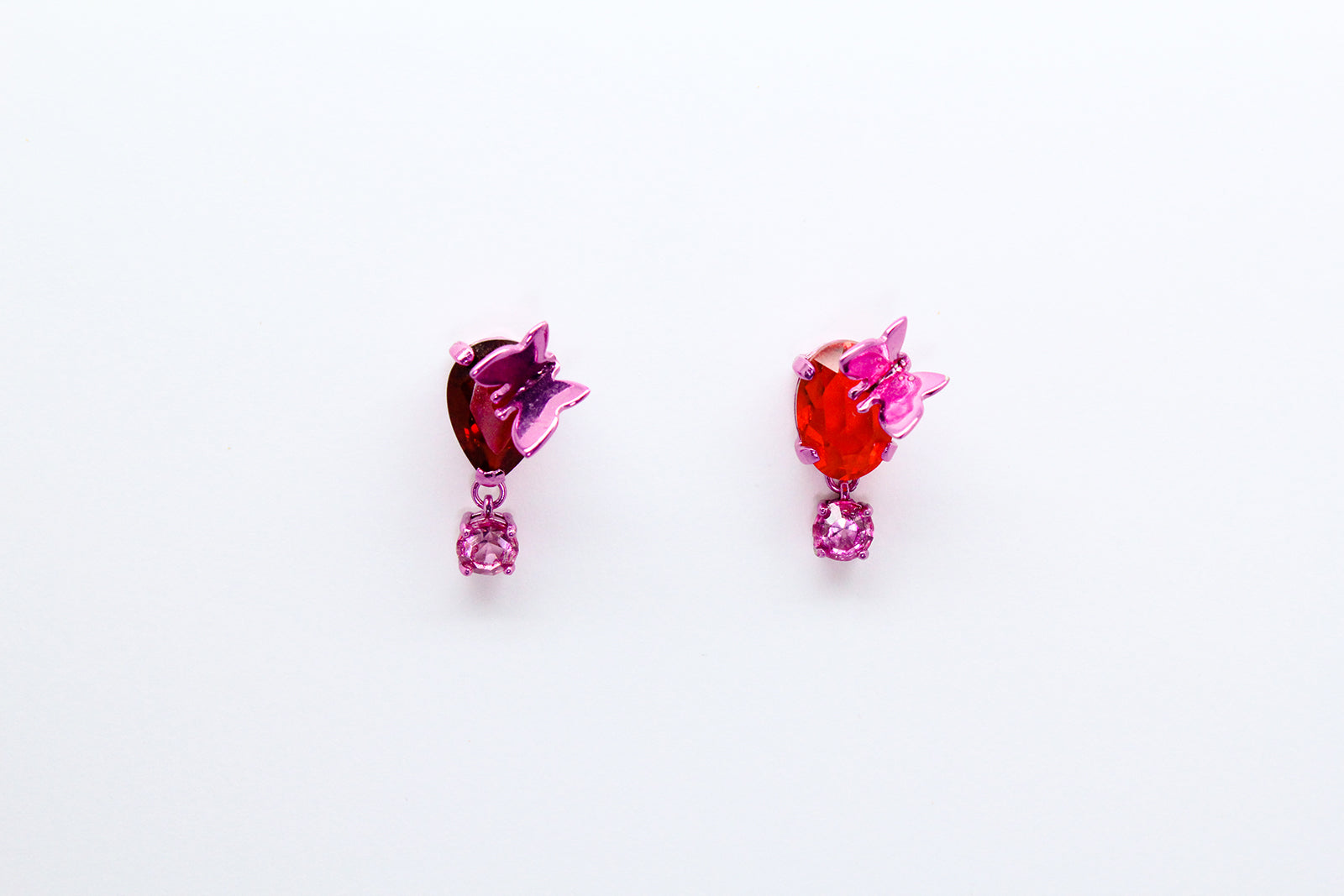 Nuances small pink earrings