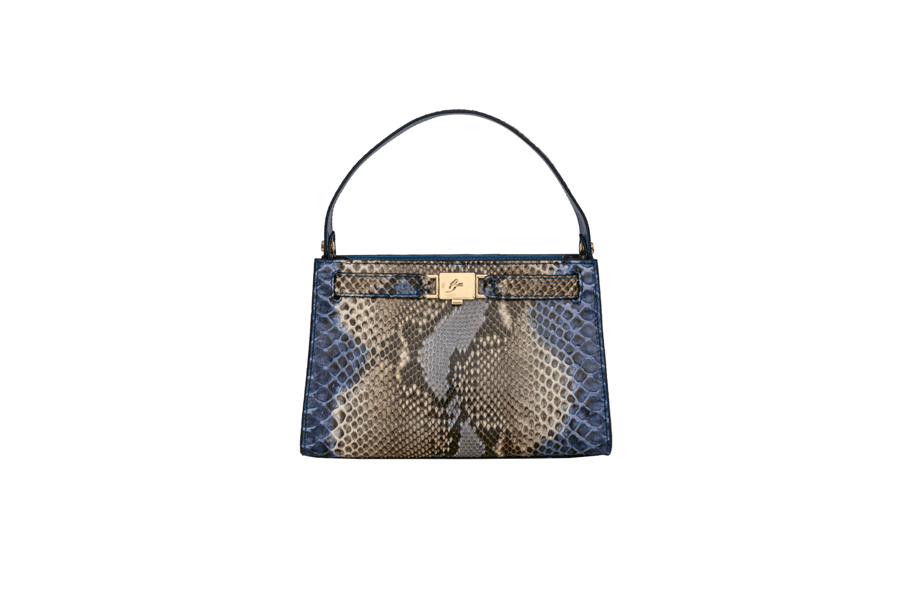 Olivia 26 Python Leather - Bluette