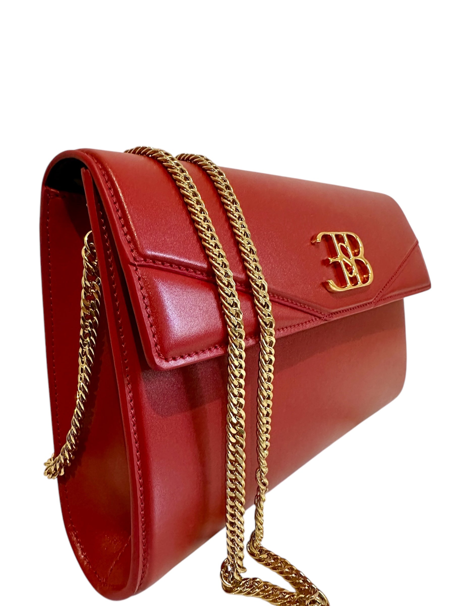 DIAMOND COLLECTION-Pochette Victoria- ROYAL RED