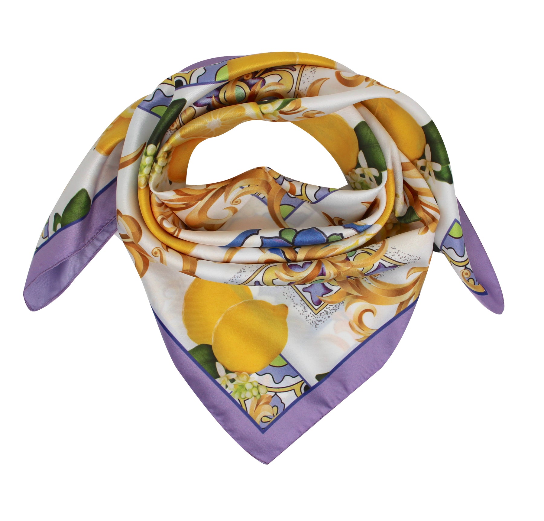 Polyester 100% scarf  des 71272 col lilac