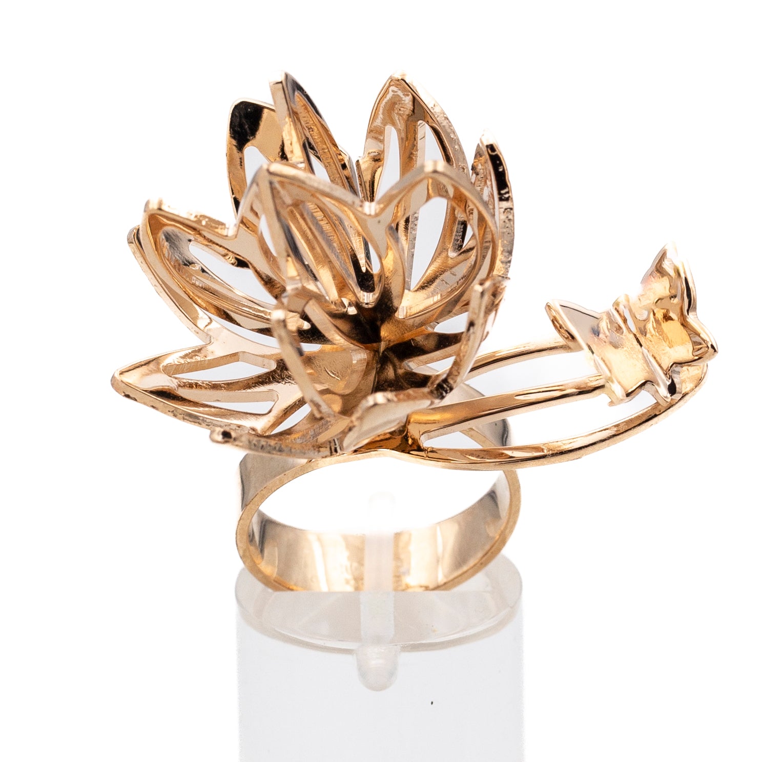 Ring with Lotus Flower