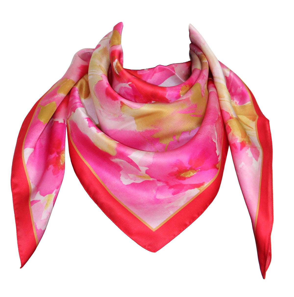 Silk 100% scarf Design 57698 col 19 pink