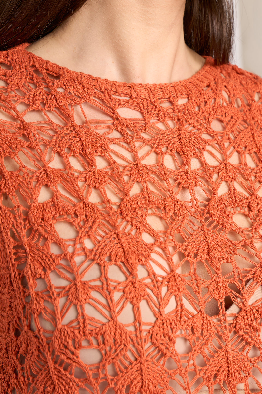 Crochet Style midi  dress - Eleonora