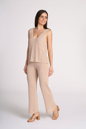 Knitted wide leg trousers - Valeria