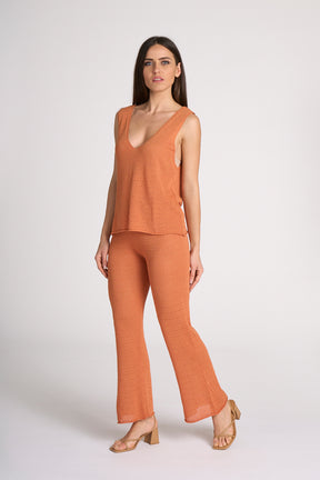 Knitted wide leg trousers - Valeria