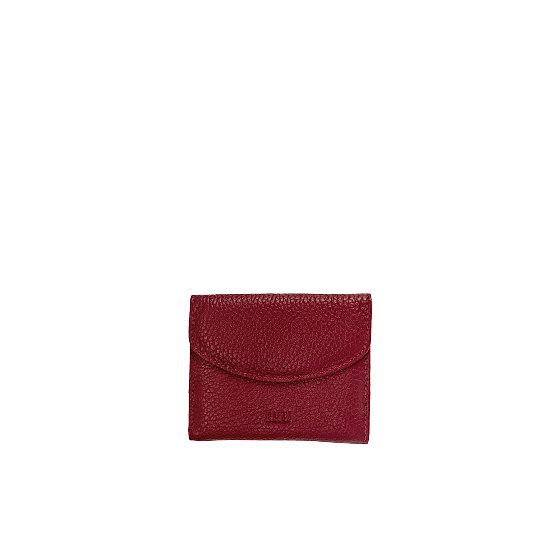 Wallet Francesina Calf Alce Embossed - Red 92