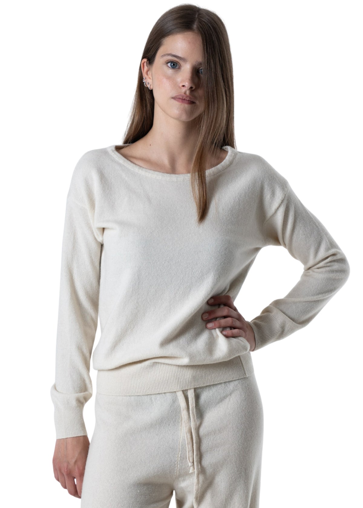 Women's Recycled Cashmere Crewneck Pullover