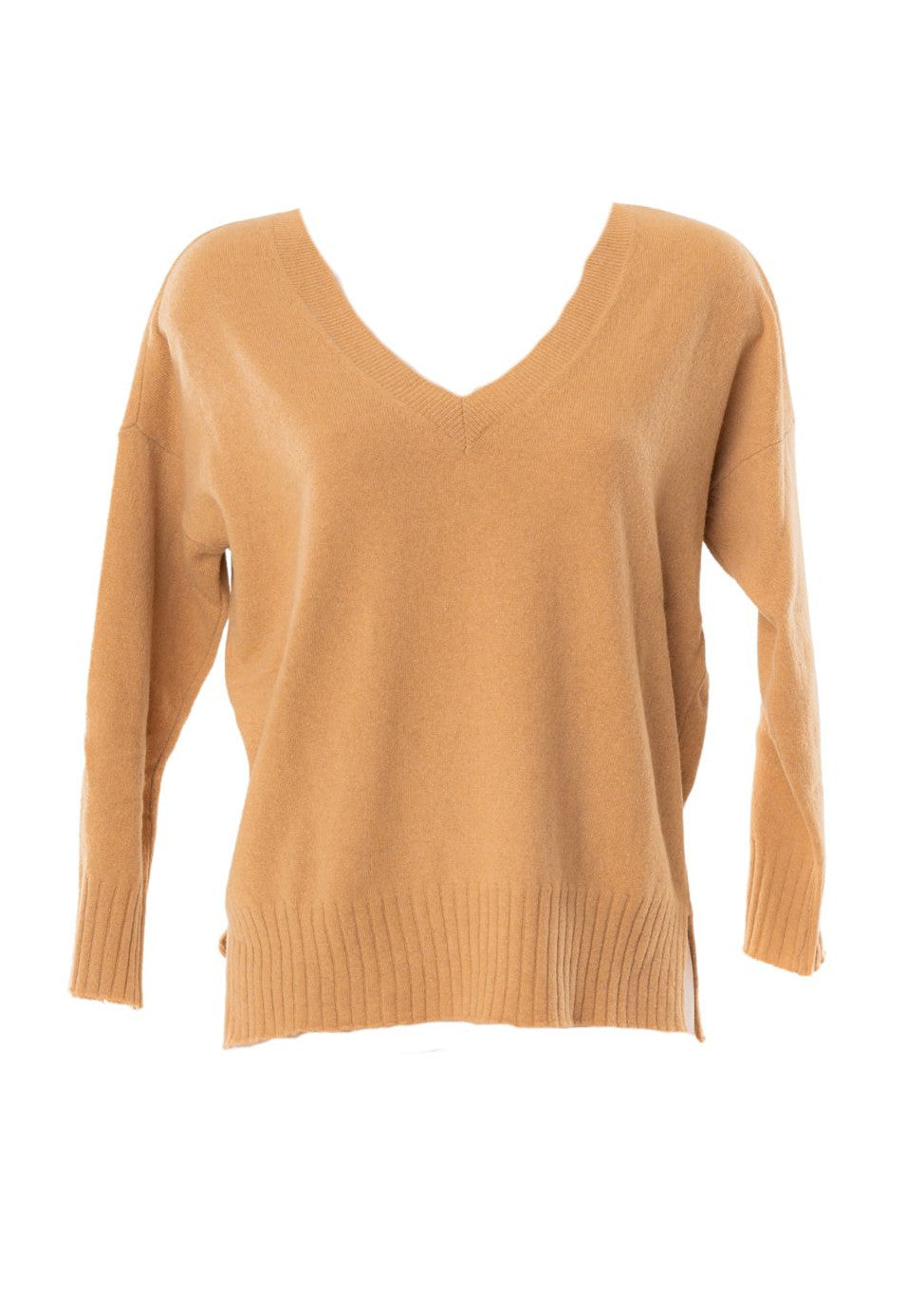 Women's Recycled Cashmere Oversized V-Neck Sweater