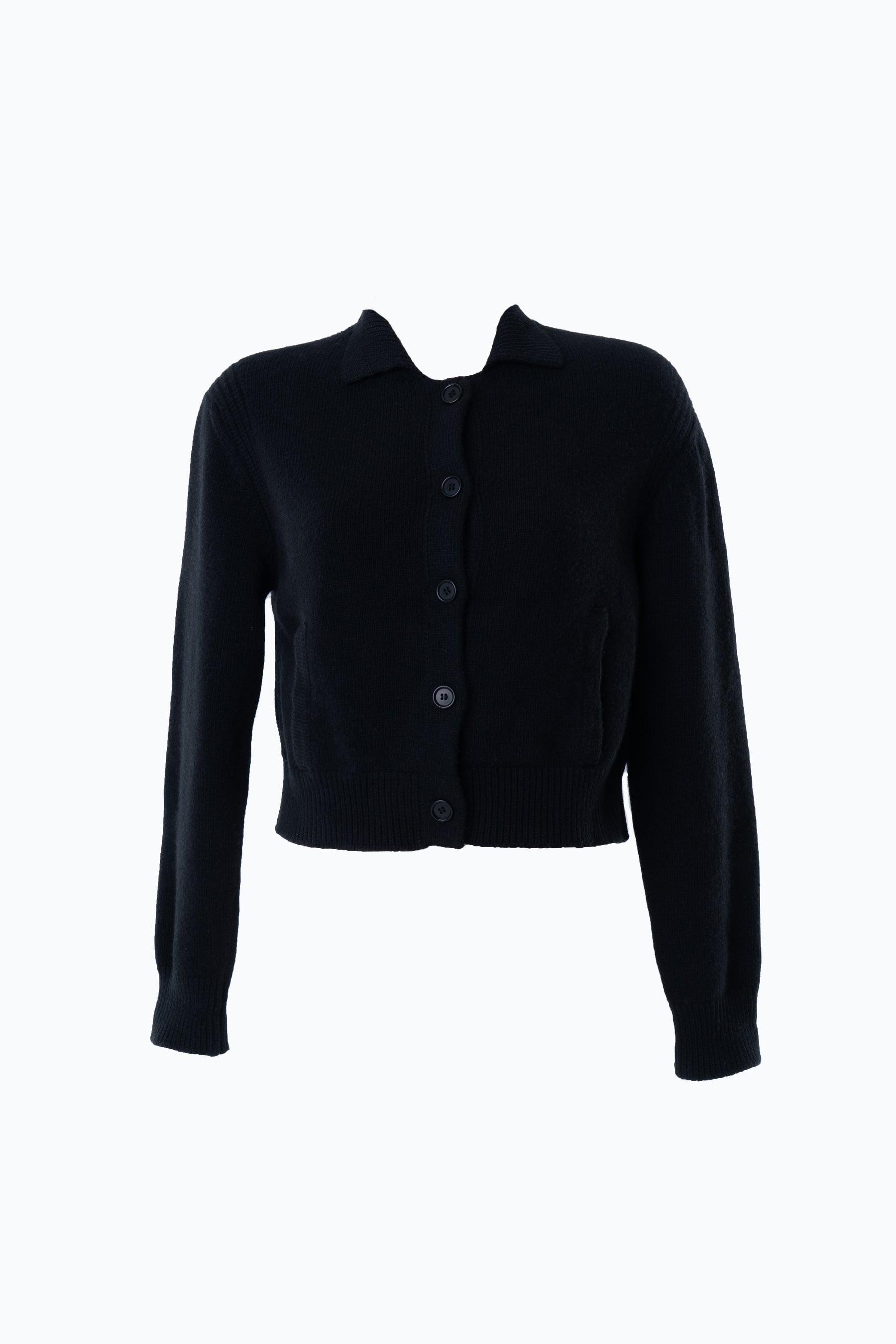 Women's jacket with pockets in responsible wool and cashmere