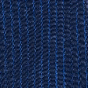 Navy & Royal Blue Cotton Striped Socks