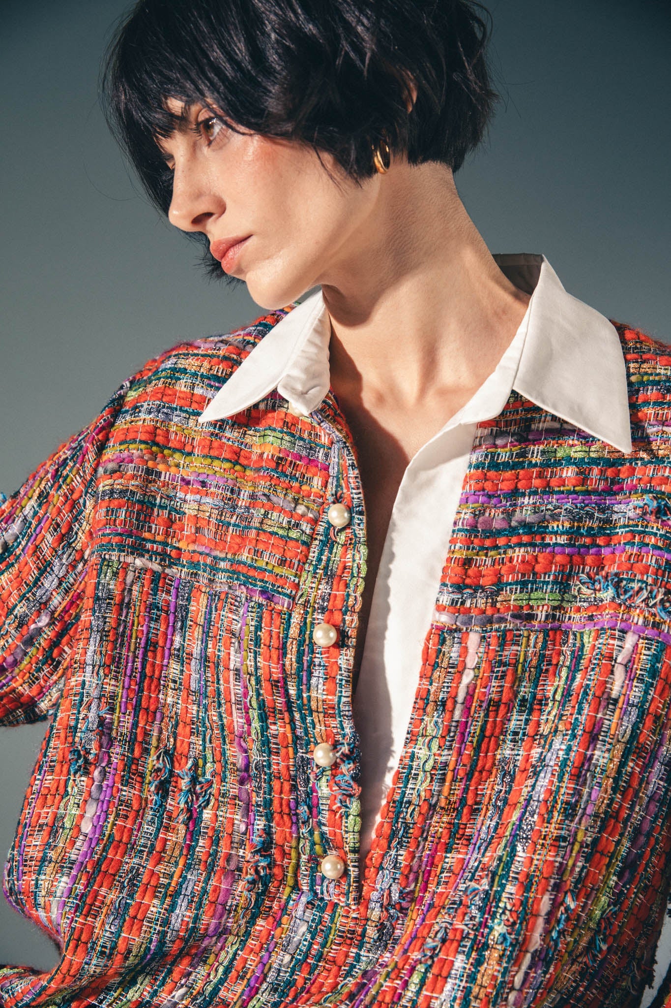 Abito tessuto intrecciato