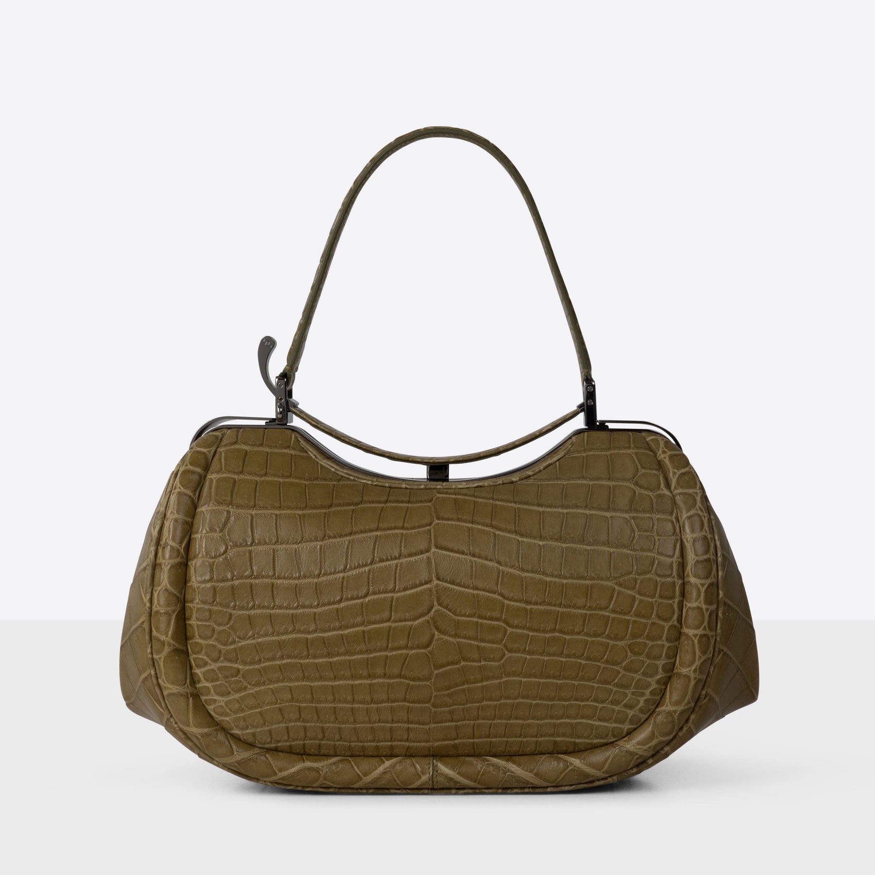 DOTTI Aura in Olive Green Crocodile