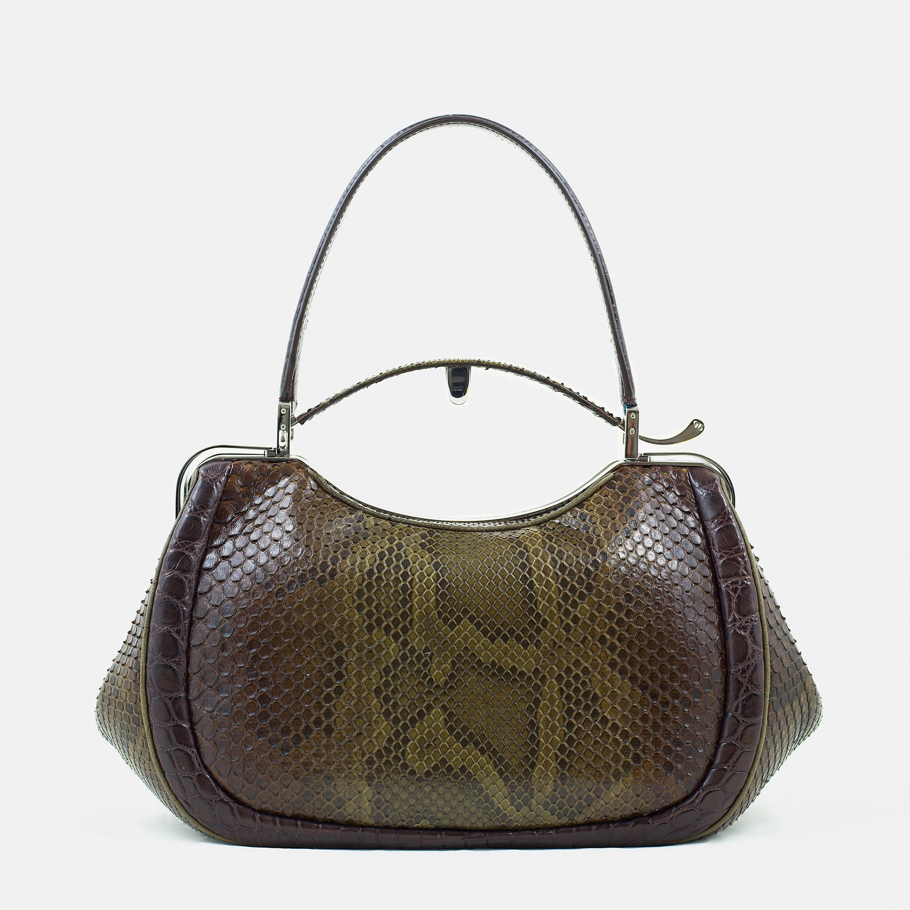 DOTTI luxury handbags Aura in exotic skins. Made in Italy