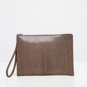 DOTTI Pouch<br> Taupe Lizard