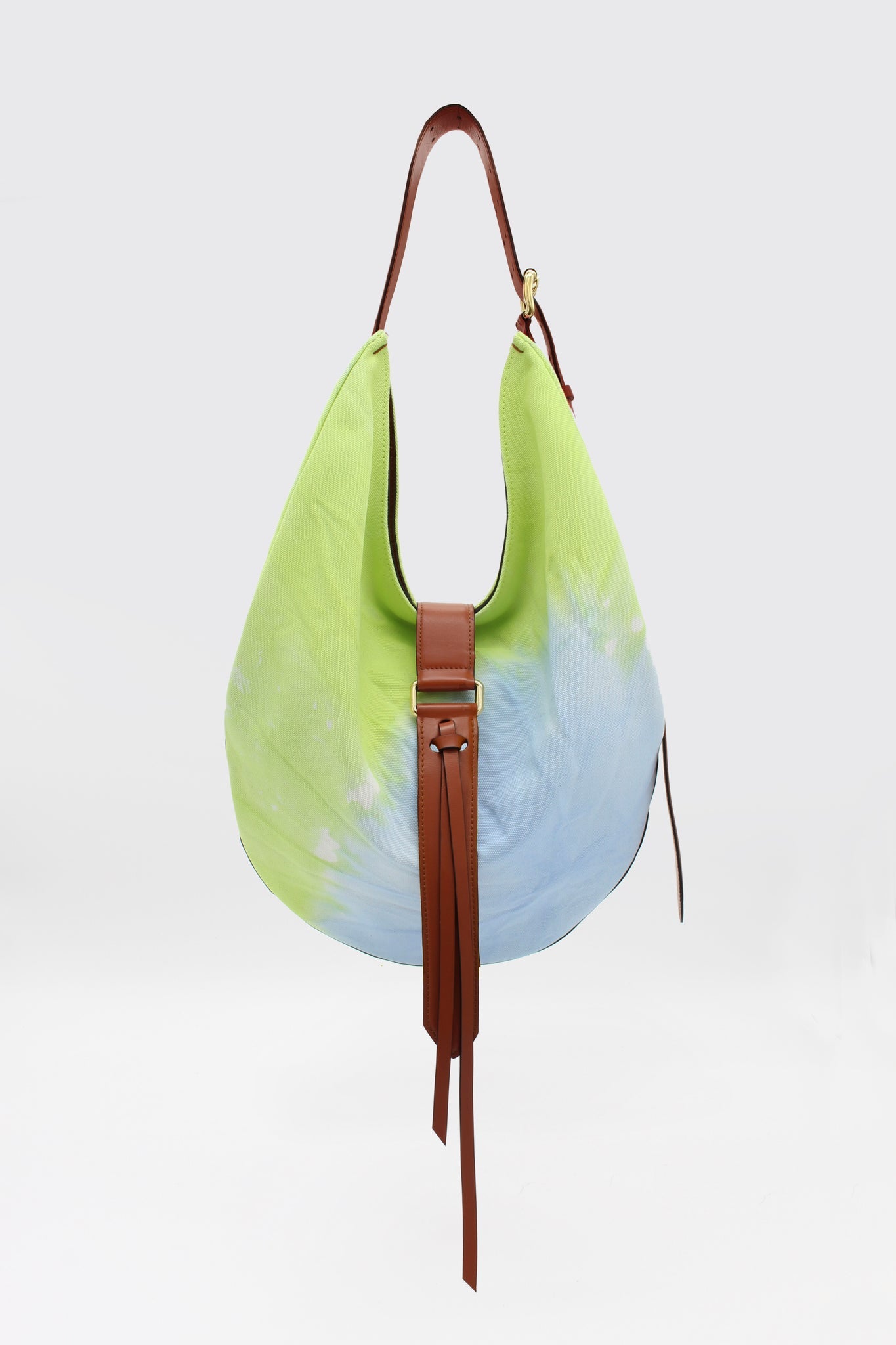 Sunset Bag Maxi Tie-dye Canvas green+light blue